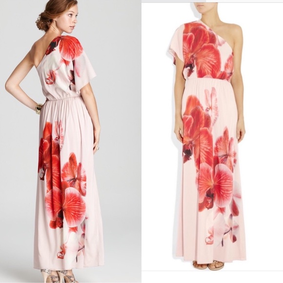 Alice + Olivia Robin One Shoulder Maxi Dress - Picture 2 of 8